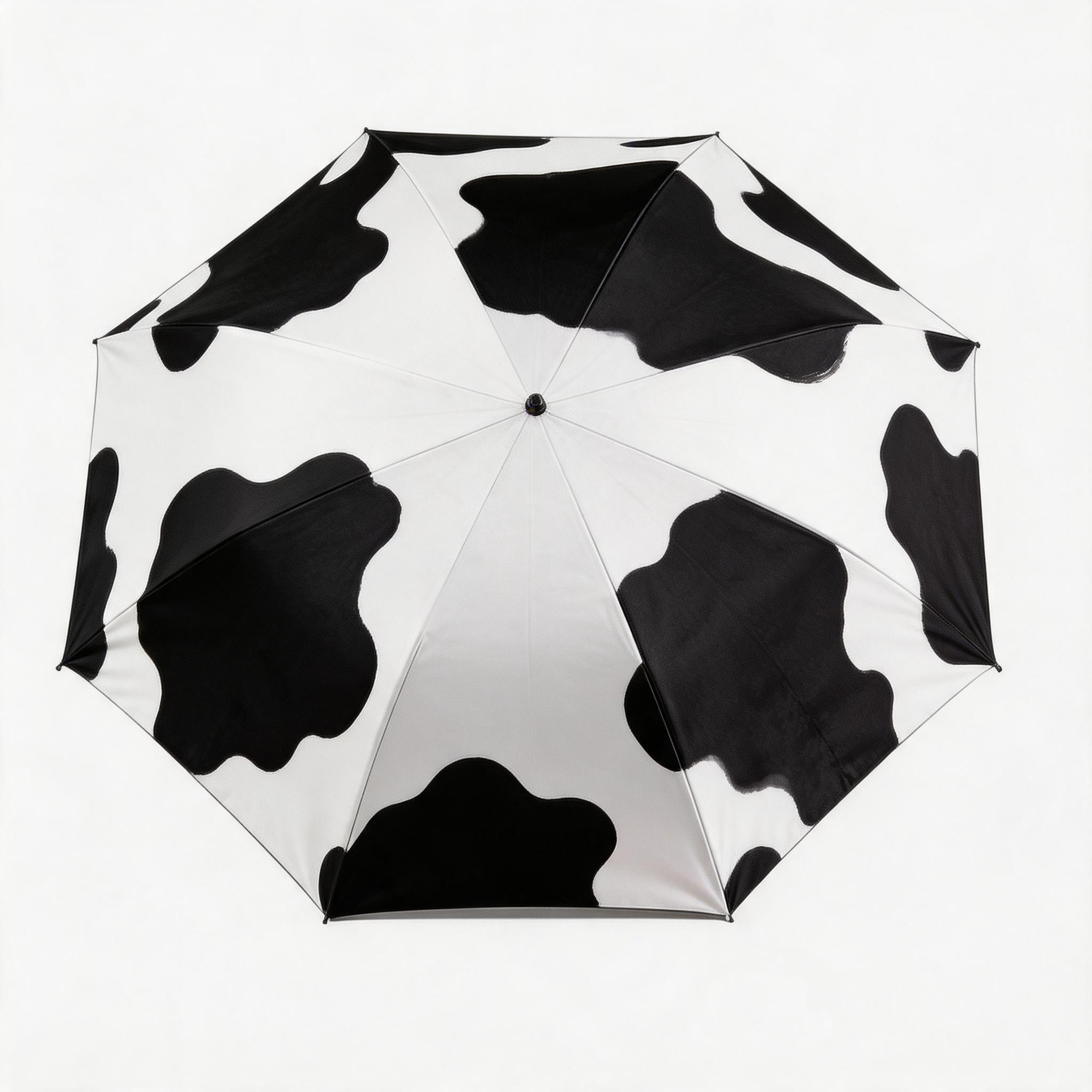Cow print golf umbrella top canopy pattern