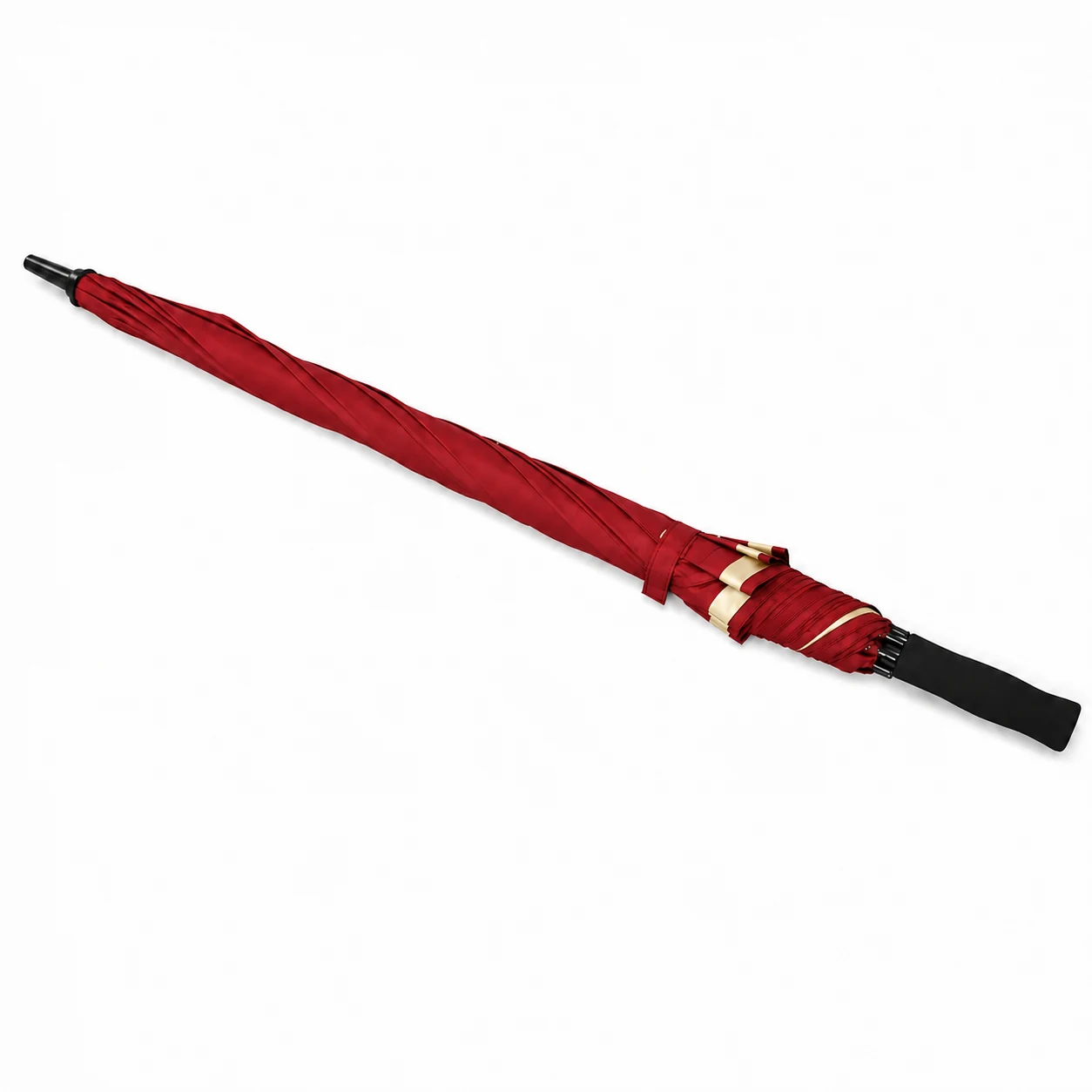 54 inch 8K custom logo manual straight umbrella closed view