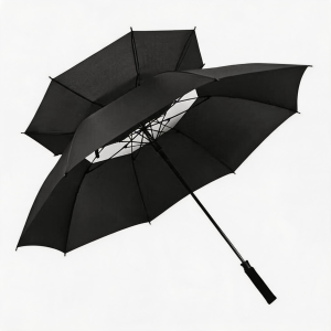 Double canopy golf umbrella