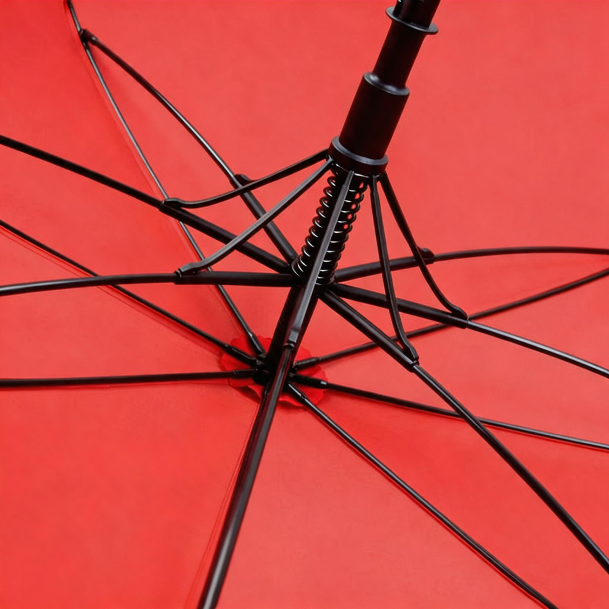 Full fiberglass automatic open frame detail for golf umbrella