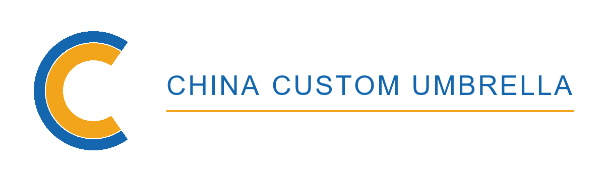 China Custom Umbrella Logo Transparent Header Large Text