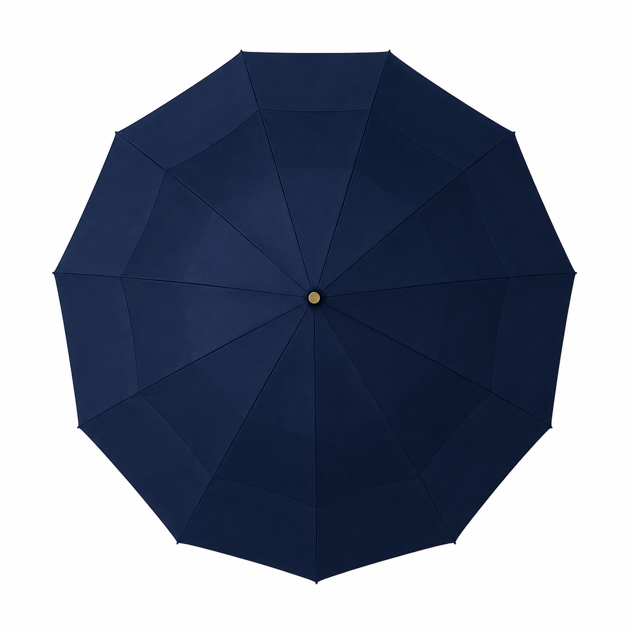double canopy windproof folding umbrella top view