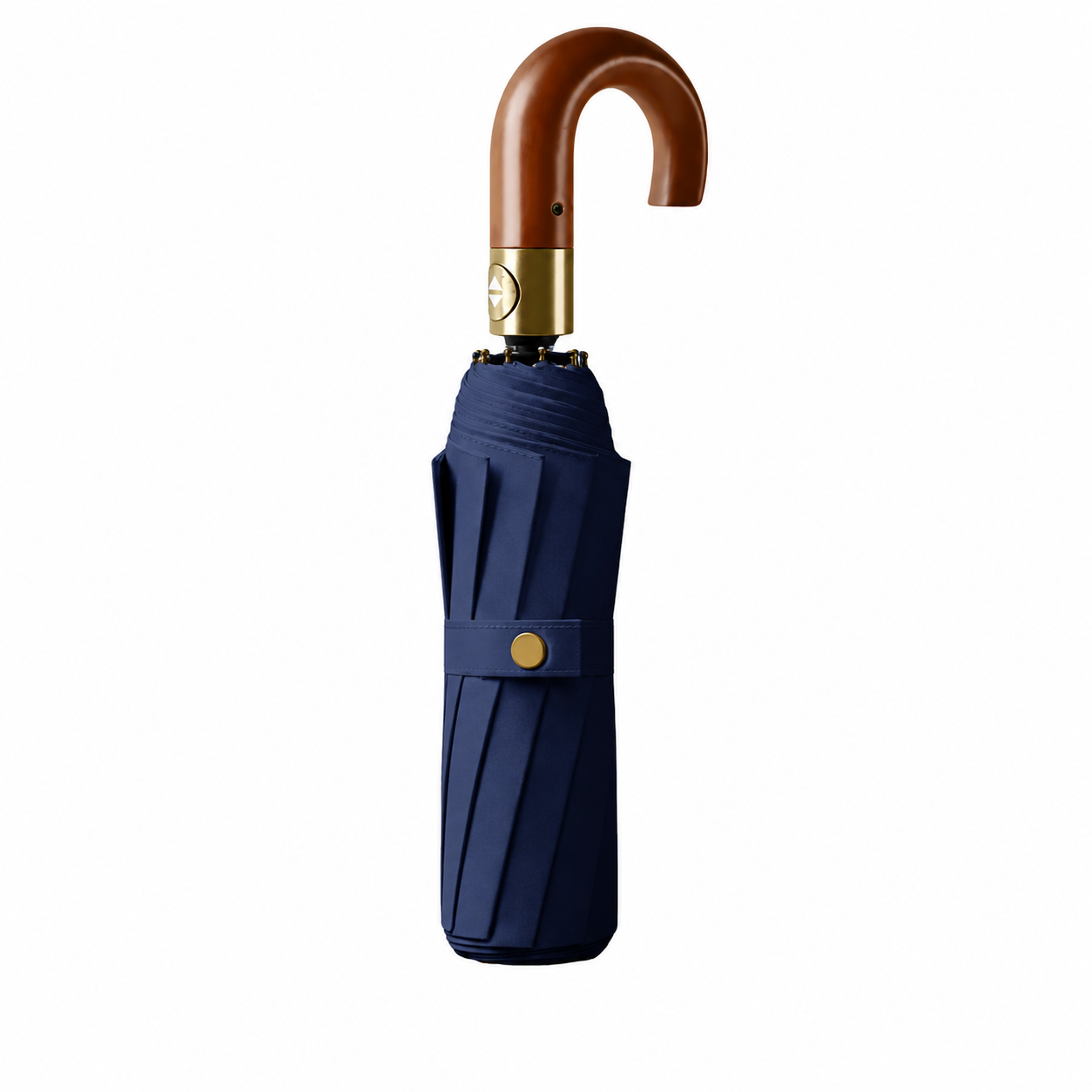 Folded wood hook handle event gift umbrella